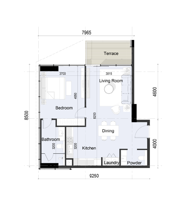 3 Bedroom Plan